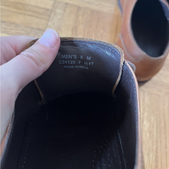 Cole Haan Mens Brown Benton Oxford Cap Toe Dress Shoes Size 8M Style C24120 - Picture 7 of 10